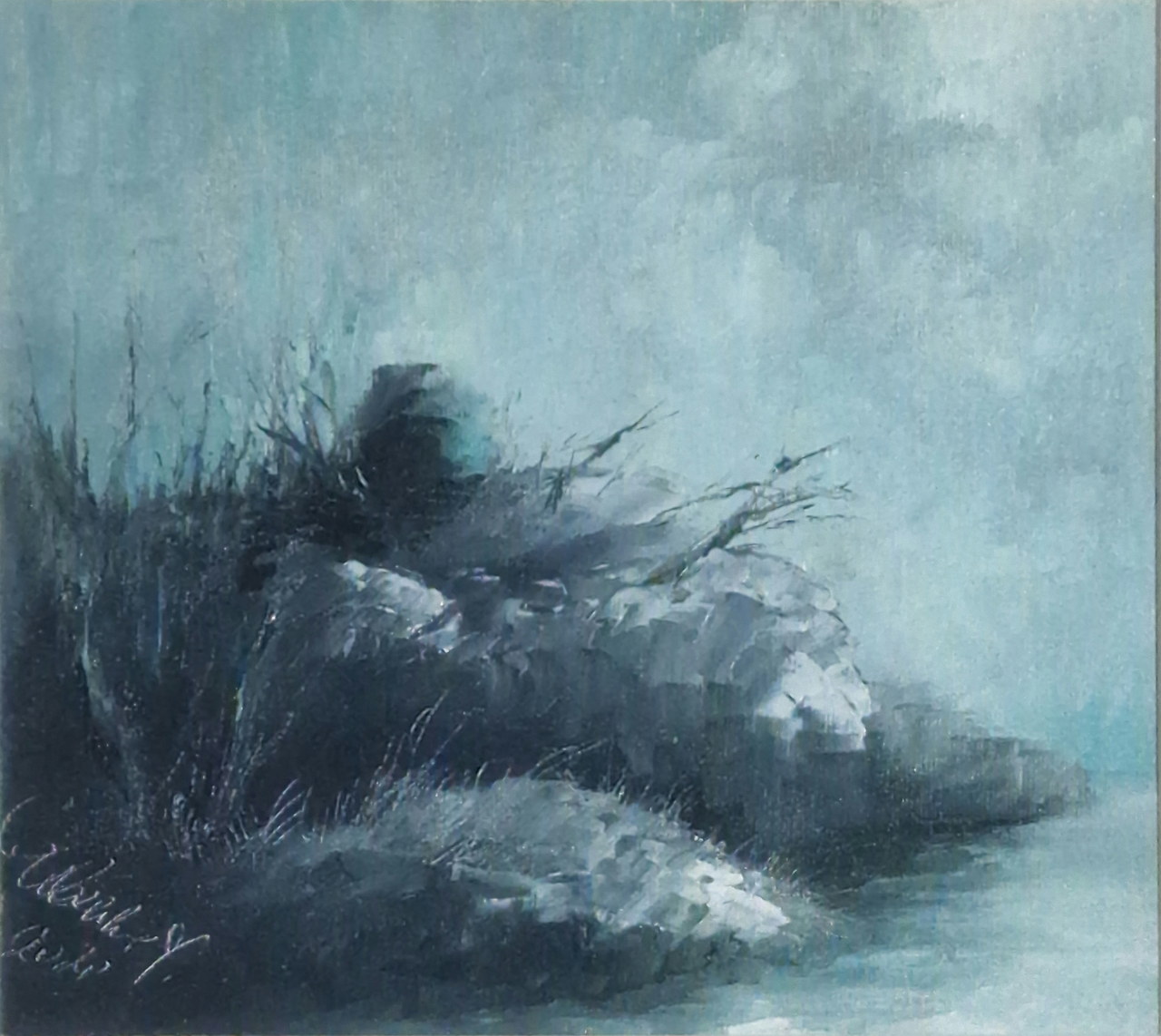 Картина «Дом на болотах» / House on the Marsh